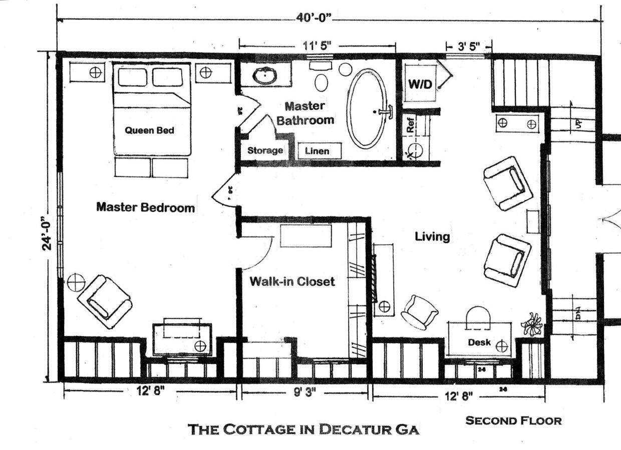 The Cottage Bed & Breakfast In Decatur Ga Exteriér fotografie