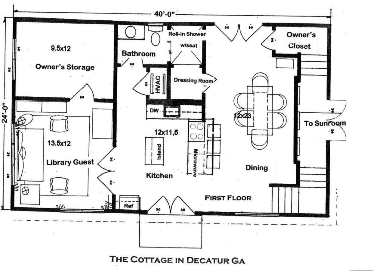 The Cottage Bed & Breakfast In Decatur Ga Exteriér fotografie